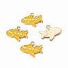 Alloy Enamel Pendants ENAM-CJC0011-63B-KCG-2