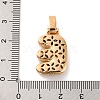 Brass Micro Pave Cubic Zirconia Pendants KK-C076-29E-G01-3