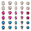 30Pcs 15 Style Sew on Rhinestone GLAA-TA0001-22-13