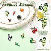 10Pcs 10 Styles Alloy Enamel Charms FIND-CJ0005-68-3