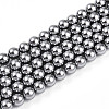 Baking Paint Pearlized Glass Pearl Bead Strands HY-N002-5mm-A01-2