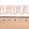 Electroplated Glass Pearl Beads Strands GL-CBA64F3-01D-4