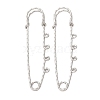 304 Stainless Steel Safety Pins Brooch Findings STAS-C181-01F-P-1