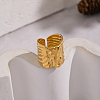 Elephant 304 Stainless Steel Cuff Open Rings LS-HL9999-5