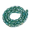 Electroplate Imitation Jade Glass Beads Strands EGLA-Q132-03B-B04-2