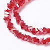 Transparent Glass Beads Strands GLAA-H022-09B-01-2