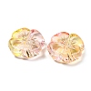 225Pcs Two Tone Transparent Acrylic Beads MACR-K359-26B-2