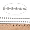 304 Stainless Steel Oval Link Chains CHS-K026-01D-P-3