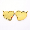 Alloy Rhinestone Pendant Cabochons Setting ALRI-TAC0003-13G-1