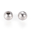 Tarnish Resistant 304 Stainless Steel Hollow Round Seamed Beads STAS-R032-5mm-2