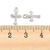 Brass Micro Pave Cubic Zirconia Pendants KK-E090-22P-3