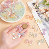 96Pcs 8 Colors Transparent AB Color Acrylic Beads TACR-GO0001-02-3