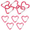 5Pcs Zinc Alloy Spring Gate Rings FIND-TA0009-73A-1