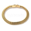 Brass Wheat Chain Bracelets for Women Men KK-P292-22G-4