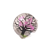 Dried Flower Glass Pendants PW-WG2A25C-07-1