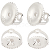 8Pcs 925 Sterling Silver Ear Nuts STER-BBC0007-46-1