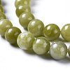 Natural Chinese Jade Beads Strands G-G735-38-8mm-5