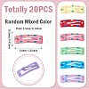 Iron Enamel Snap Hair Clips PHAR-TADJ0001-06B-3
