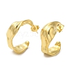 Ion Plating(IP) 304 Stainless Steel Irregular Twist Stud Earrings EJEW-B026-02G-1