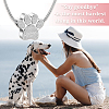 Paw Print Urn Ashes Necklace NJEW-WH0024-01S-6