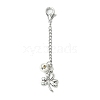 2Pcs 2 Styles Clover Alloy Pendant Decoration HJEW-JM02811-4