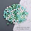 400Pcs 4 Colors Opaque Acrylic Beads MACR-SZ0001-79B-2