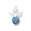 Handmade Polymer Clay Pendants PALLOY-JF04077-3