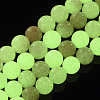 Synthetic Luminous Stone Beads Strands G-T129-12A-3