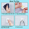 Gorgecraft Adhesive Plastic Wall Hooks AJEW-GF0006-11-3