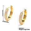 Luxury Fashionable Brass Hoop Earrings YV3496-1-2