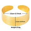 Stylish European and American Texture 304 Stainless Steel Cuff Bangles for Women WY3767-2-1