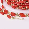 Handmade Glass Beaded Chains CHC-F008-B09-3