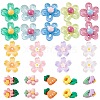 SUNNYCLUE 60Pcs 3 Styles Transparent Resin Cabochons CRES-SC0002-49-1