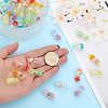 CHGCRAFT 48Pcs 8 Colors Luminous Plastic Pendants KY-CA0001-41-3