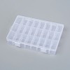 Plastic Removable Bead Containers CON-WH0070-84C-1