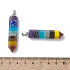 Chakra Gemstone Pointed Big Pendants G-C110-12P-3