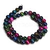 Grade AB Natural Tiger Eye Beads Strands X-G-F591-18-8mm-06-3