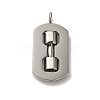 Anti-Tarnish 304 Stainless Steel Pendants STAS-G348-01P-1