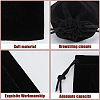 CREATCABIN Rectangle Velvet Drawstring Pouches TP-CN0001-03A-02-6