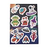 50Pcs PVC Waterproof Self Adhesive Space Stickers Labels AJEW-R002-03A-4