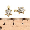 304 Stainless Steel Crystal Rhinestone Pendant STAS-U047-13G-3