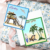 Custom Summer Theme PVC Plastic Clear Stamps DIY-WH0631-0056-6