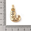 Brass Micro Pave Cubic Zirconia Pendants ZIRC-P121-01G-J-3