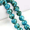 Synthetic Turquoise Beads Strands TURQ-T004-08A-11-2