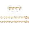 Round Glass Beaded Chains CHS-P016-35G-01-2