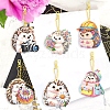 DIY Diamond Painting Hedgehog Pendant Decoration Kits PW-WGB7552-01-2