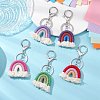 Polycotton Rainbow Keychain KEYC-JKC01068-2