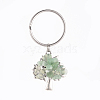 Chip Natural Green Aventurine Keychain KEYC-JKC00219-01-1