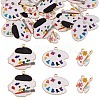 30Pcs 3 Style Alloy Enamel Pendants ENAM-SZ0002-82-1