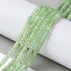 Dyed Natural Malaysia Jade Rondelle Beads Strands G-E316-2x4mm-56-5